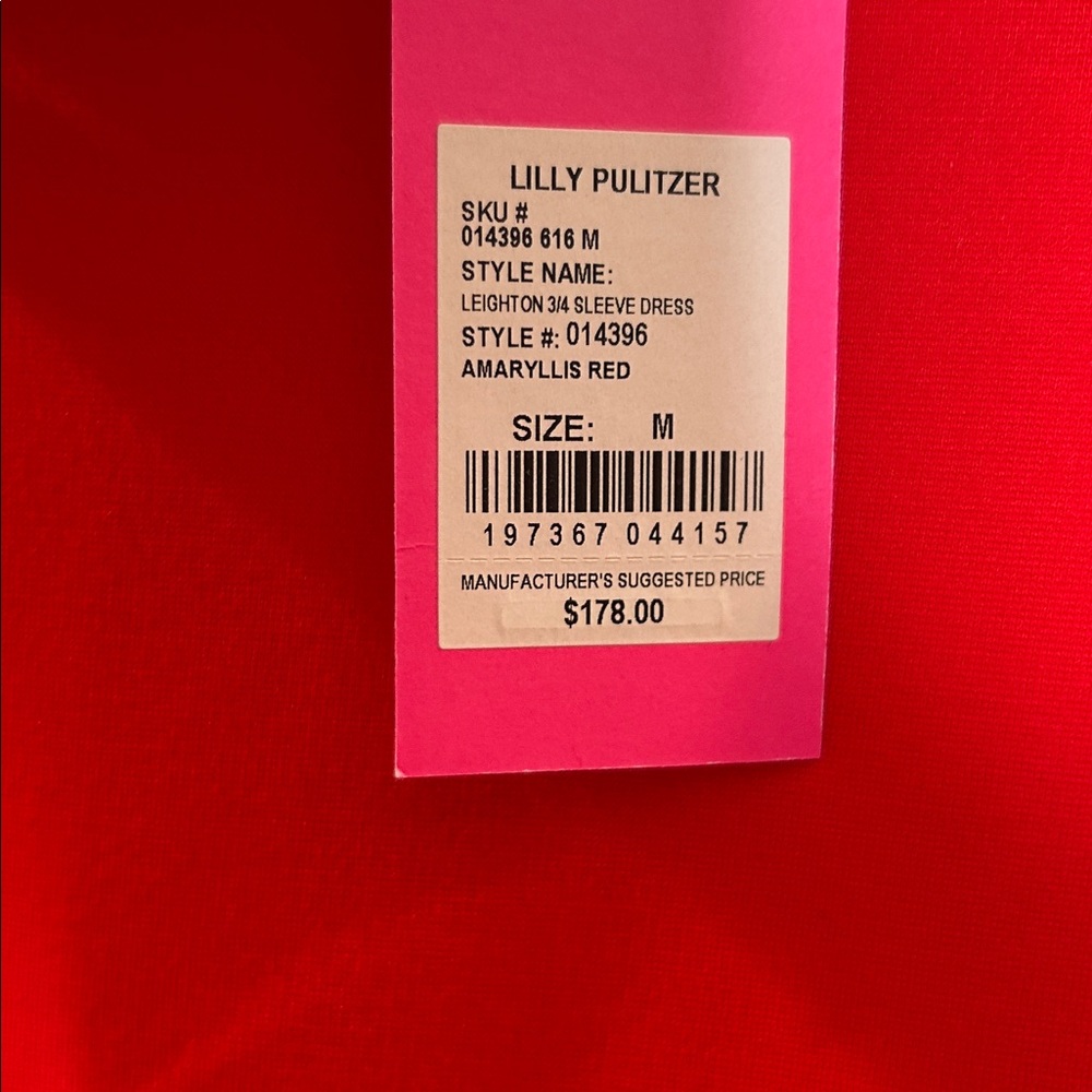 Lilly Pulitzer Tie-Waist Dress Size Medium Brand New W/Tags - Picture 9 of 10